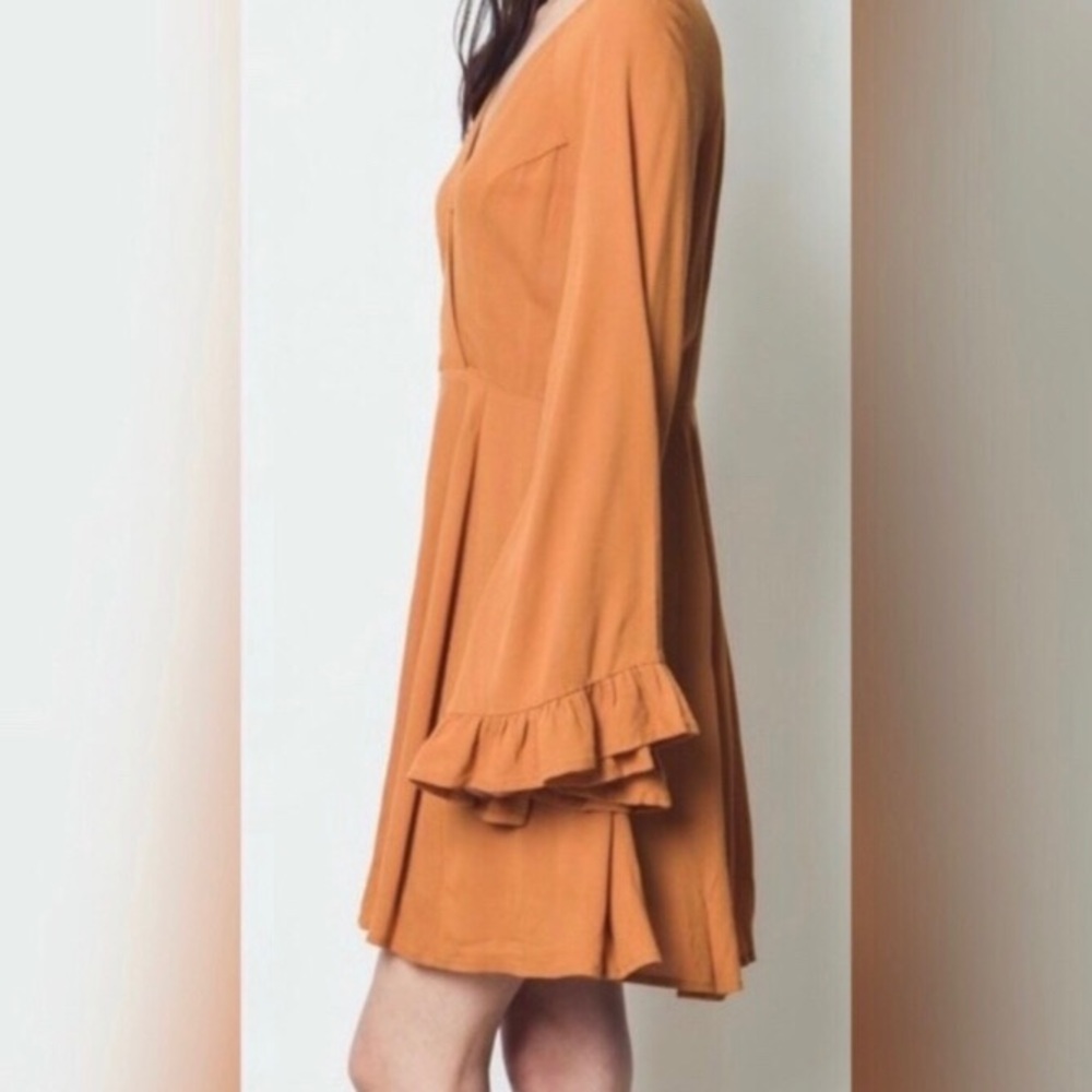 ▪️Closeout! 70’s Mustard Dress✌️ - Picture 2 of 3